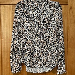Anthropologie Maeve Leopard Print Women's Top. Size 8